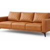 Zenith suede fabric 3+1+1 sofa in Hyderabad premium modern sofa set